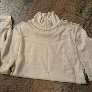 Madewell Cream Turtleneck top